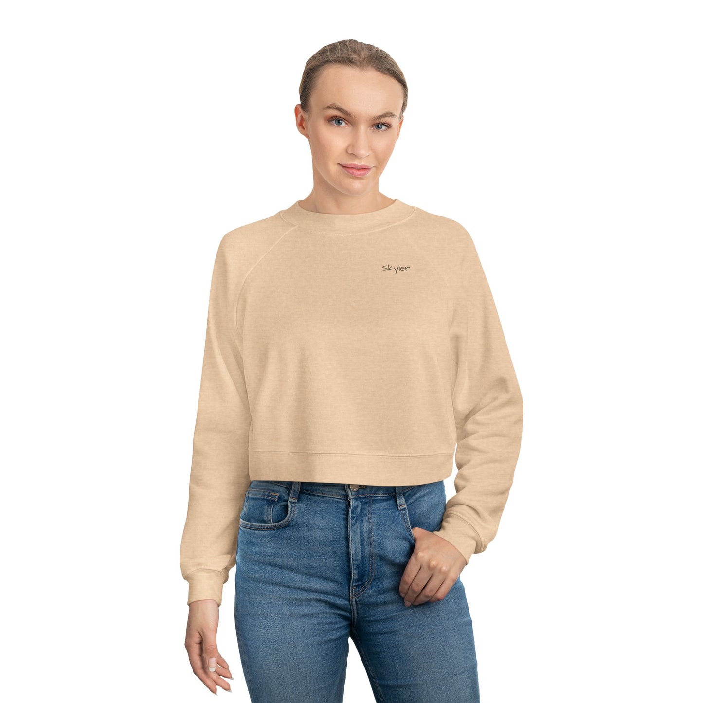 Women's Cropped Fleece Pullover