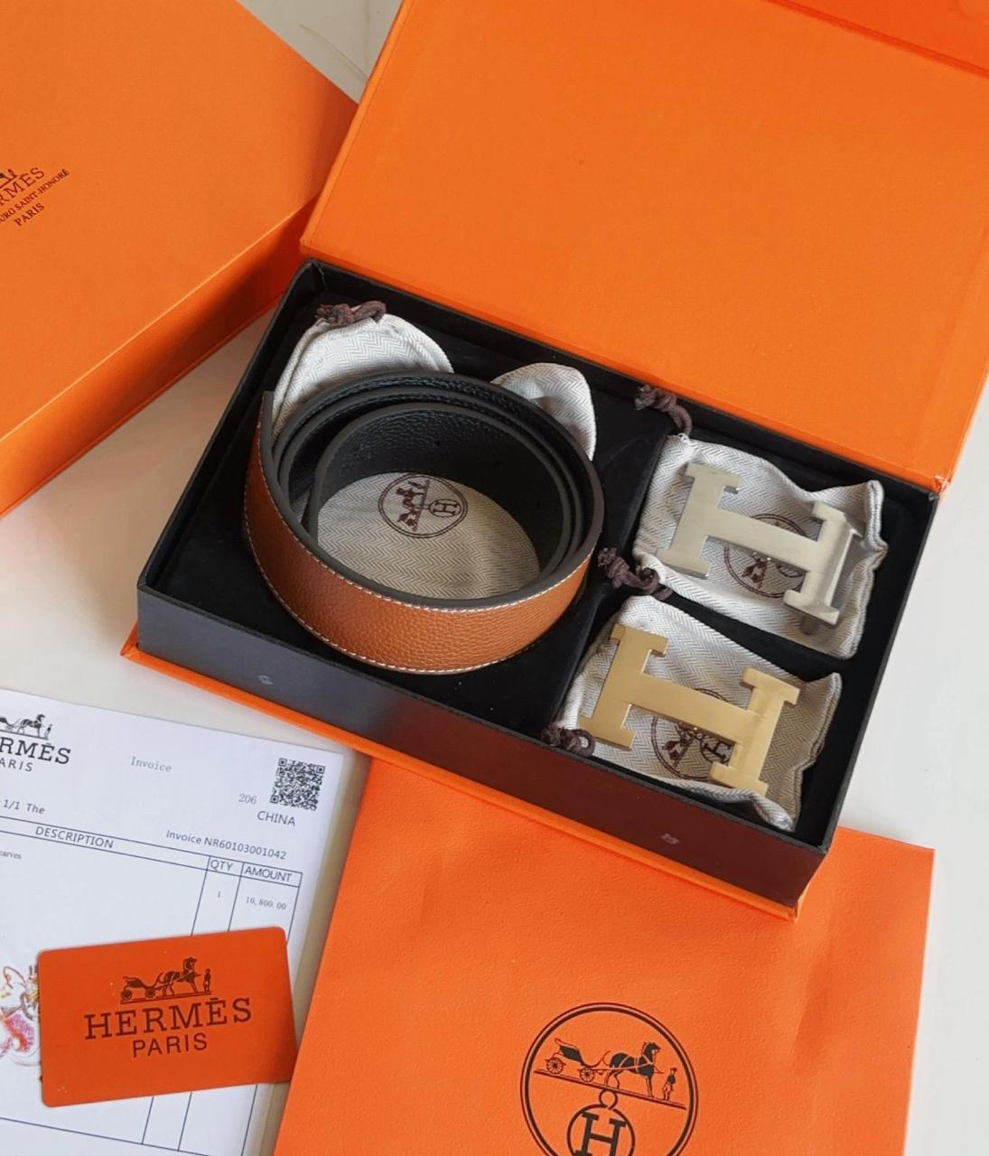 Buy First Copy Hermes Belts With Double Buckles For Men