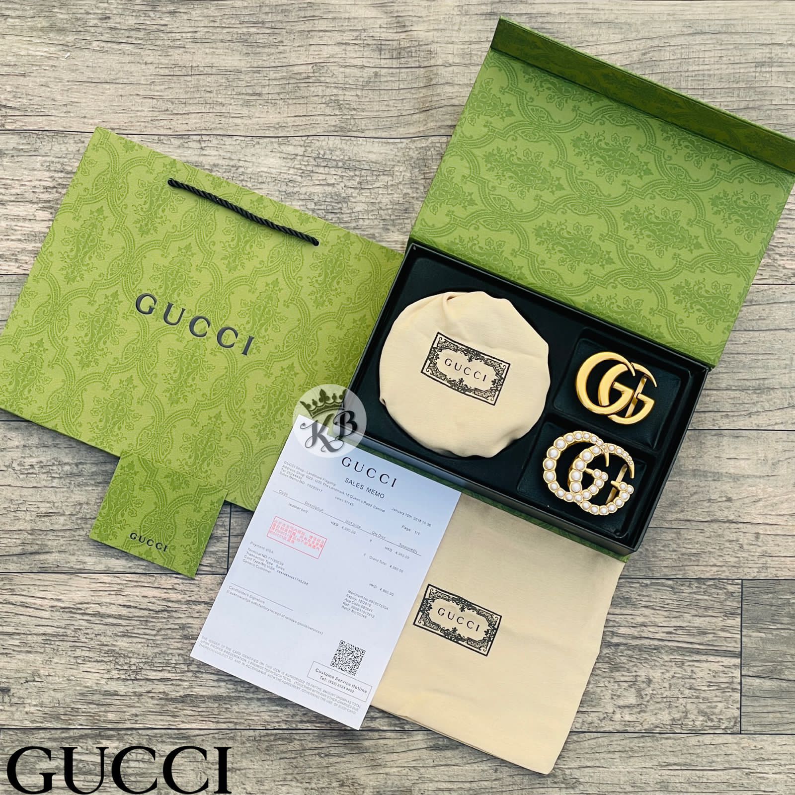 Buy First Copy Gucci Marmont Double Gg Buckle Belt Unisex