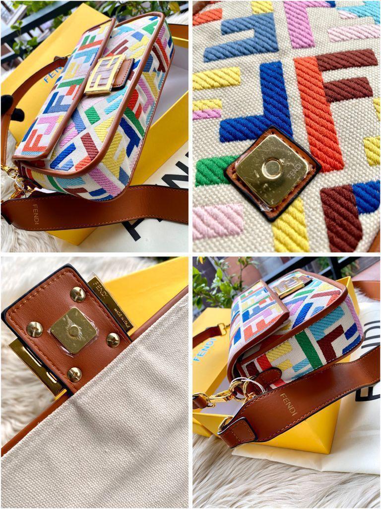 Buy First Copy Fendi Baguette Handbag With Sling