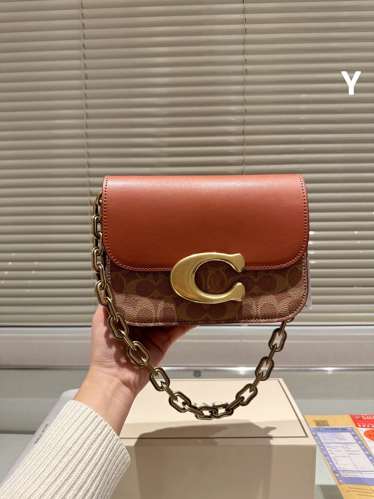 Buy First Copy Coach Idol Signature Sling Bag With High Quality Accessories