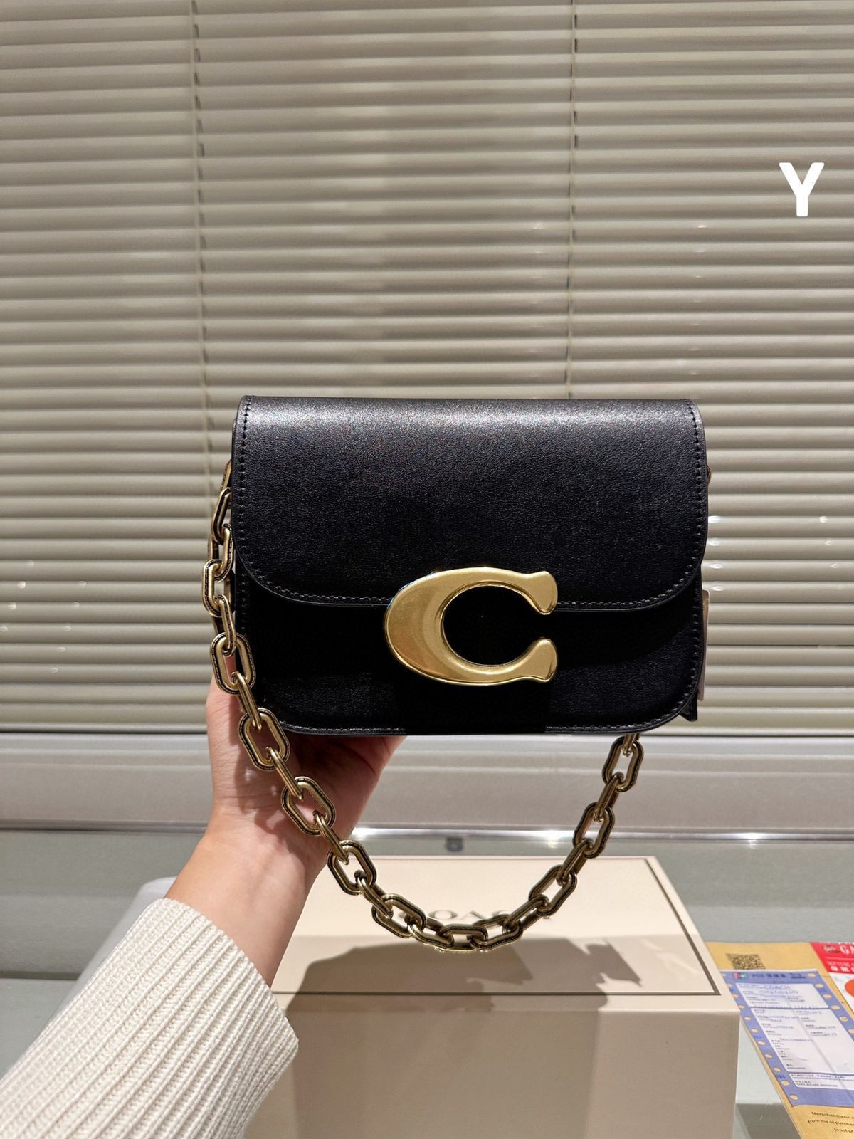 Buy First Copy Coach Idol Signature Sling Bag With High Quality Accessories