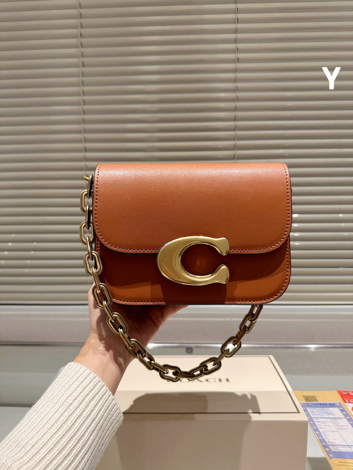 Buy First Copy Coach Idol Signature Sling Bag With High Quality Accessories