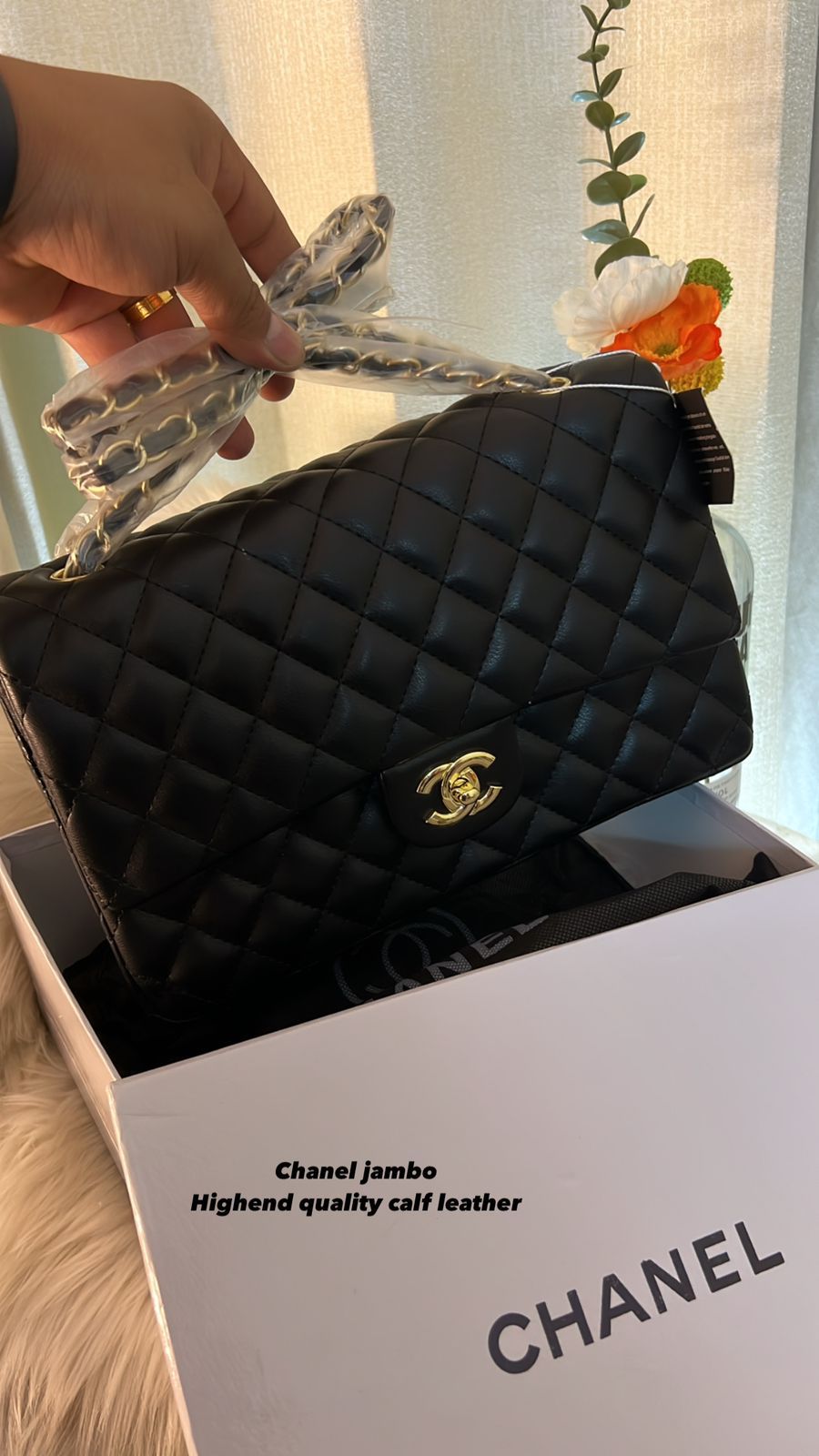 Buy First Copy Chanel Jumbo Sling Bag