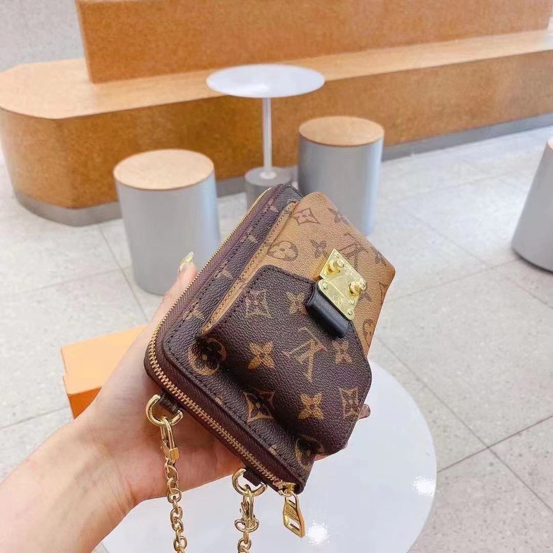 Buy First Copy Louis Vuitton Zipper Mobile Holder Bag