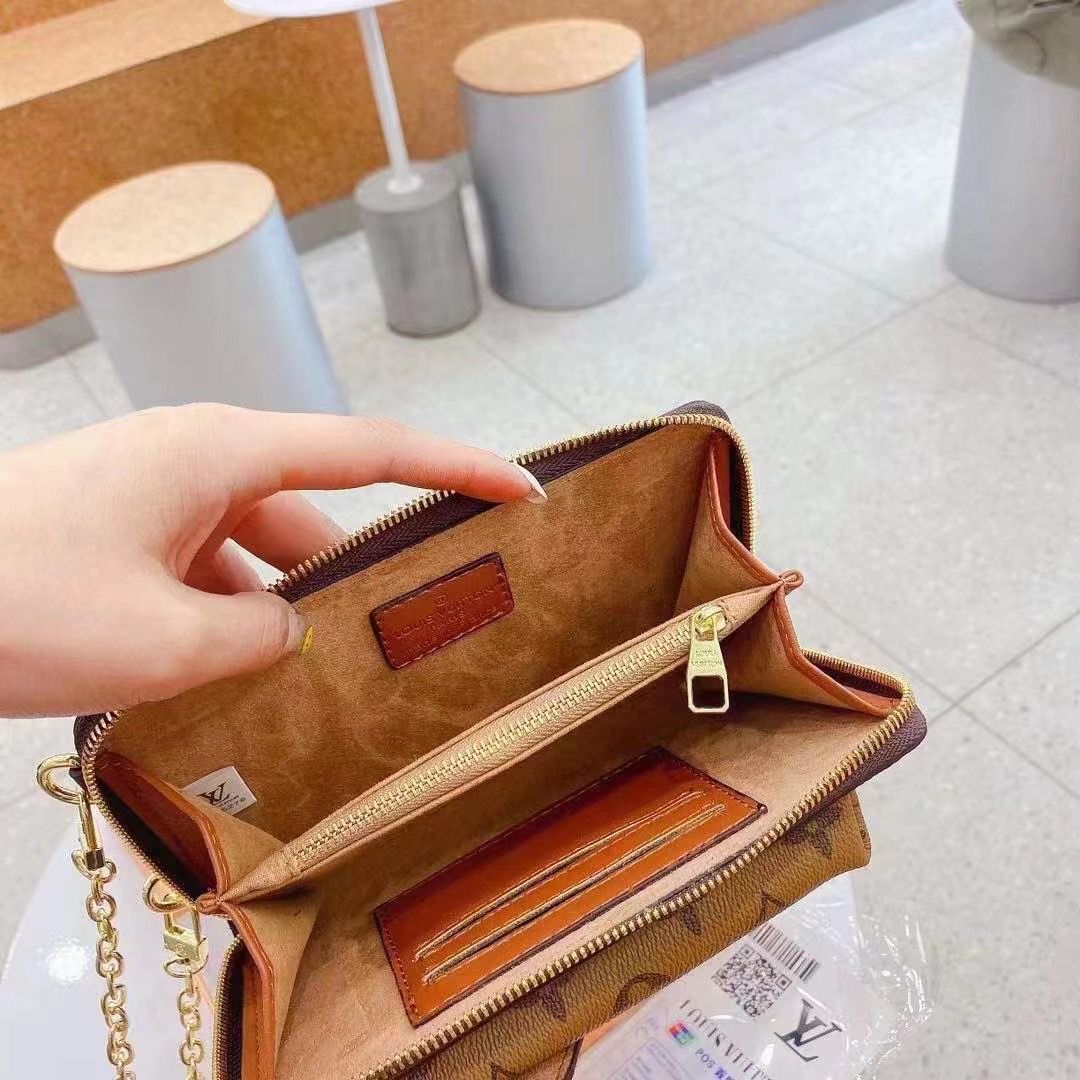 Buy First Copy Louis Vuitton Zipper Mobile Holder Bag