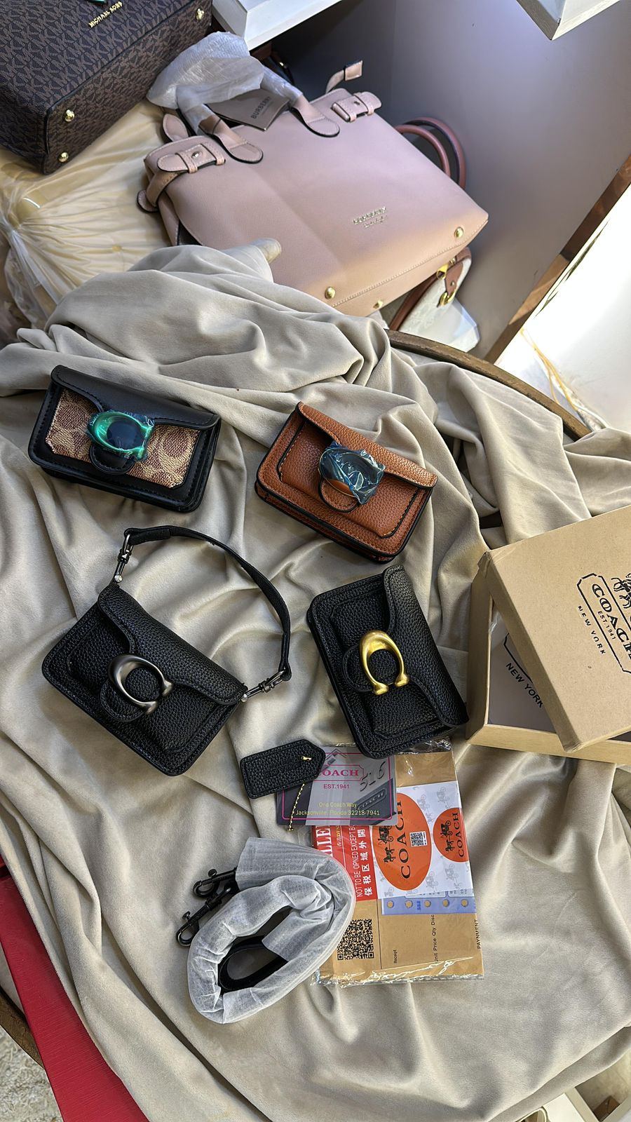 Buy First Copy Coach Mini Tabby Bag