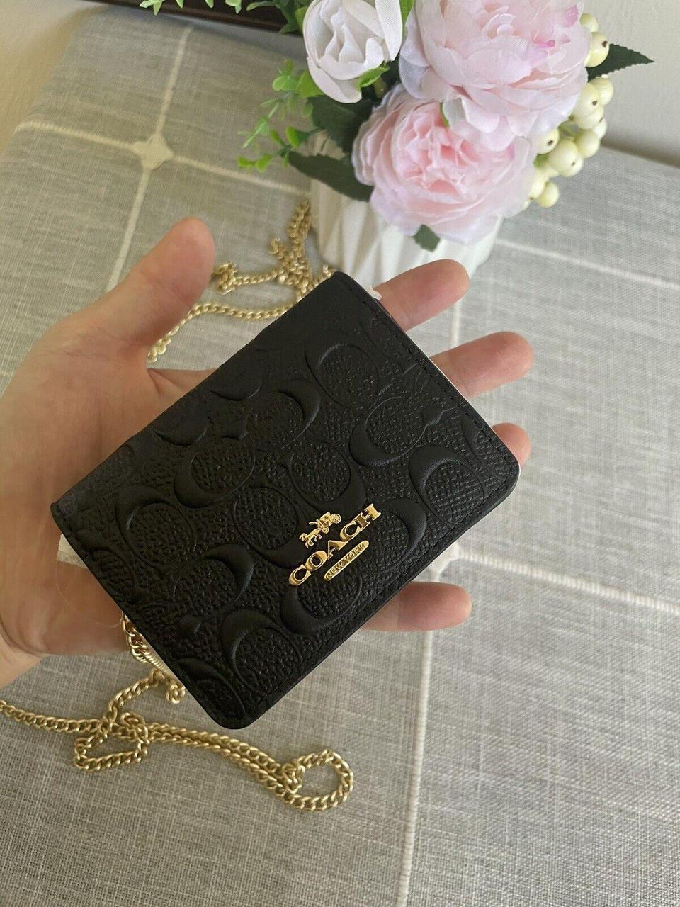 Buy First Copy Coach Signature Mini Wallet With Sling