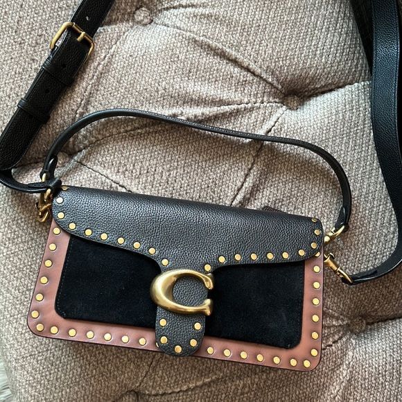 Buy First Copy Coach Tabby Studded Shoulder Bag