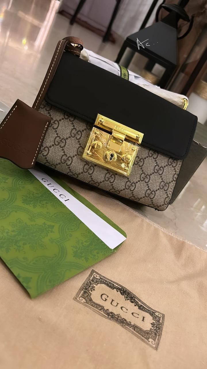 Buy First Copy Gucci Padlock Sling Bag