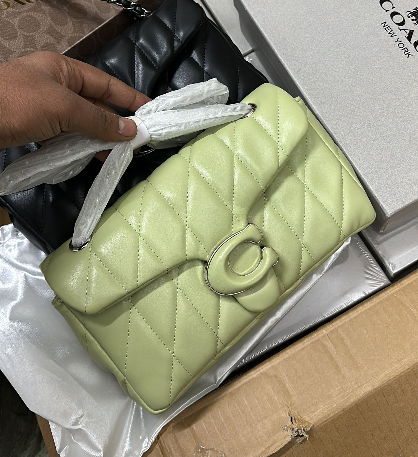 Buy First Copy Coach Pillow Tabby Sling Bag
