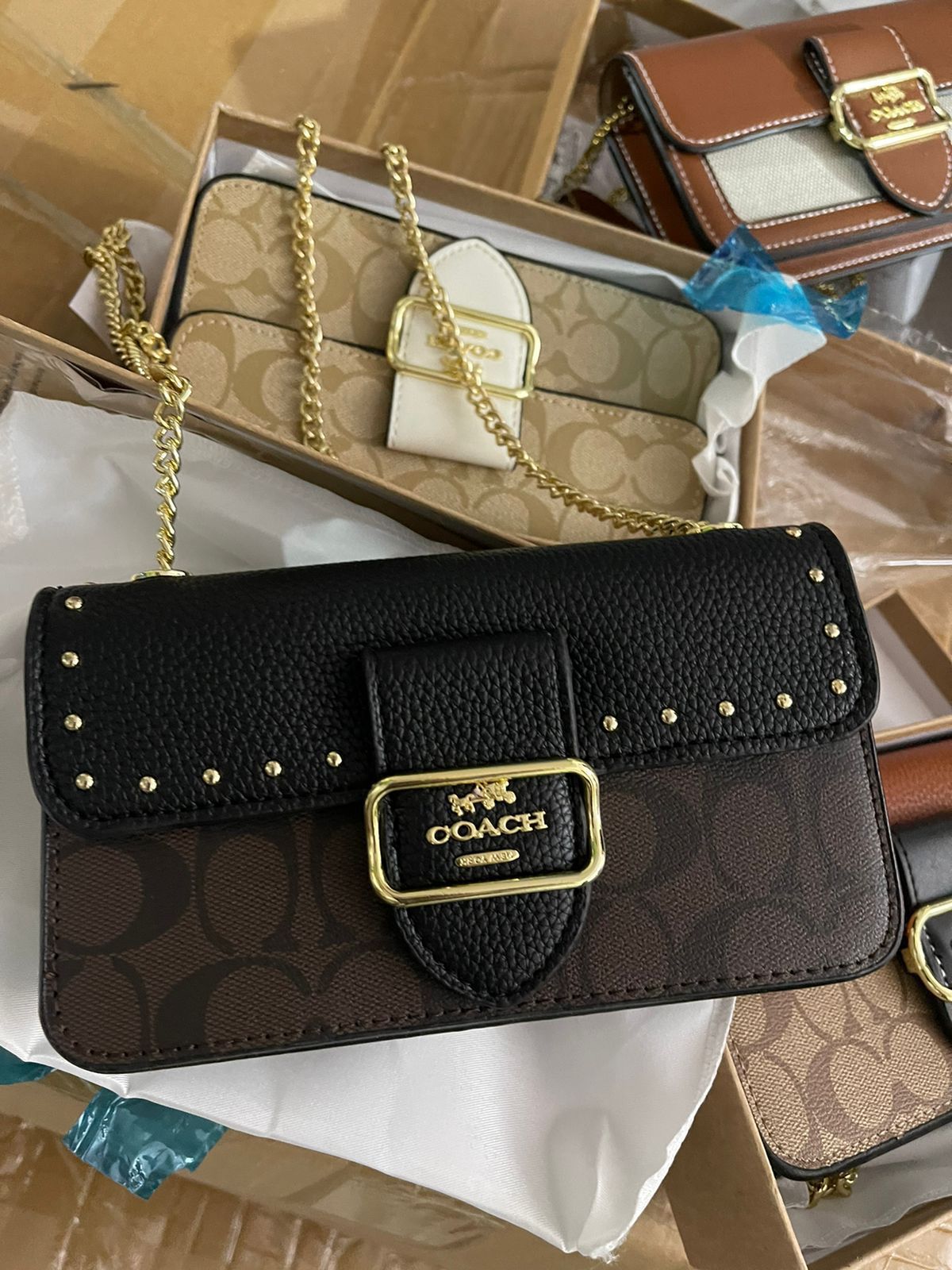 Buy First Copy Coach Morgan Sleek And Trendy Sling Bag