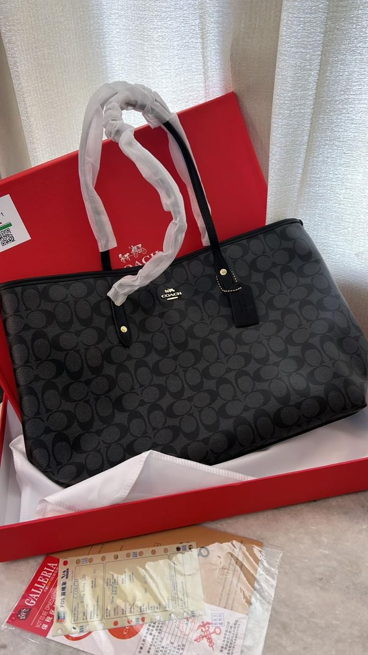 Buy First Copy Coach Tote Bag Zip Top For Women