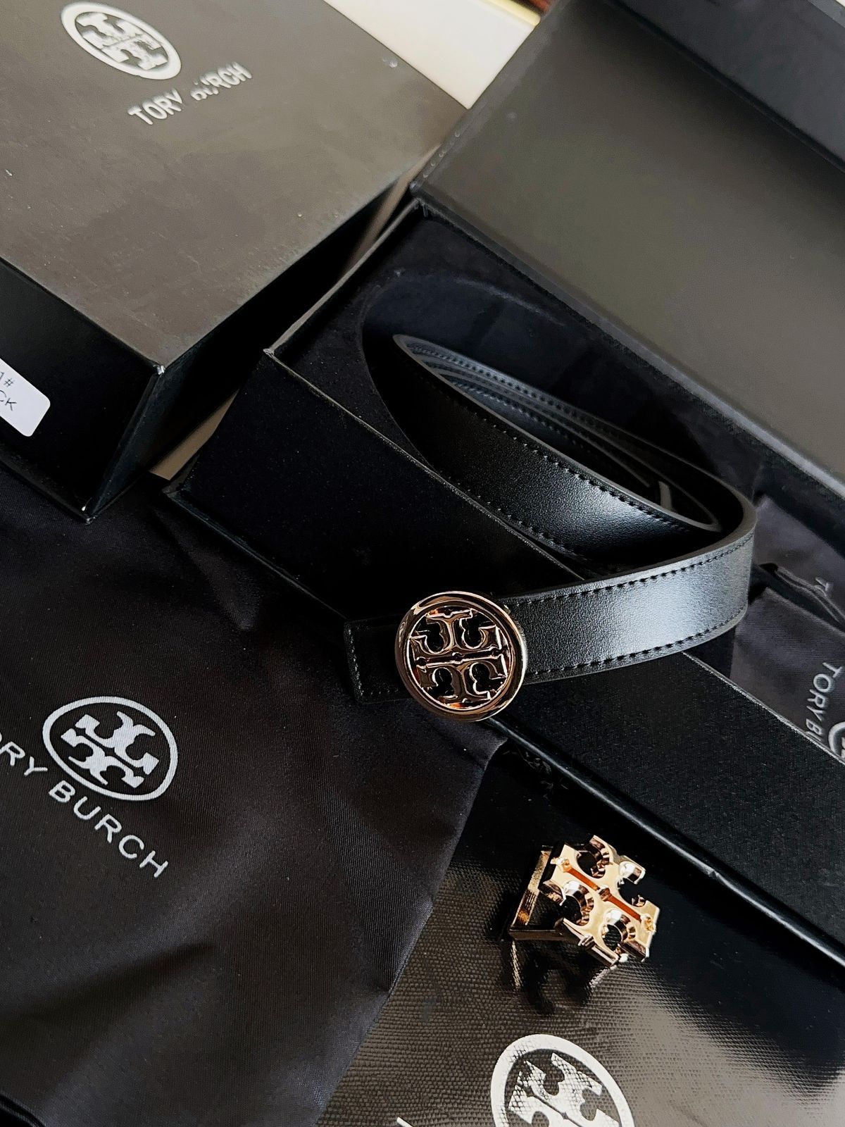 Buy First Copy Tory Burch Belts With Two Buckles