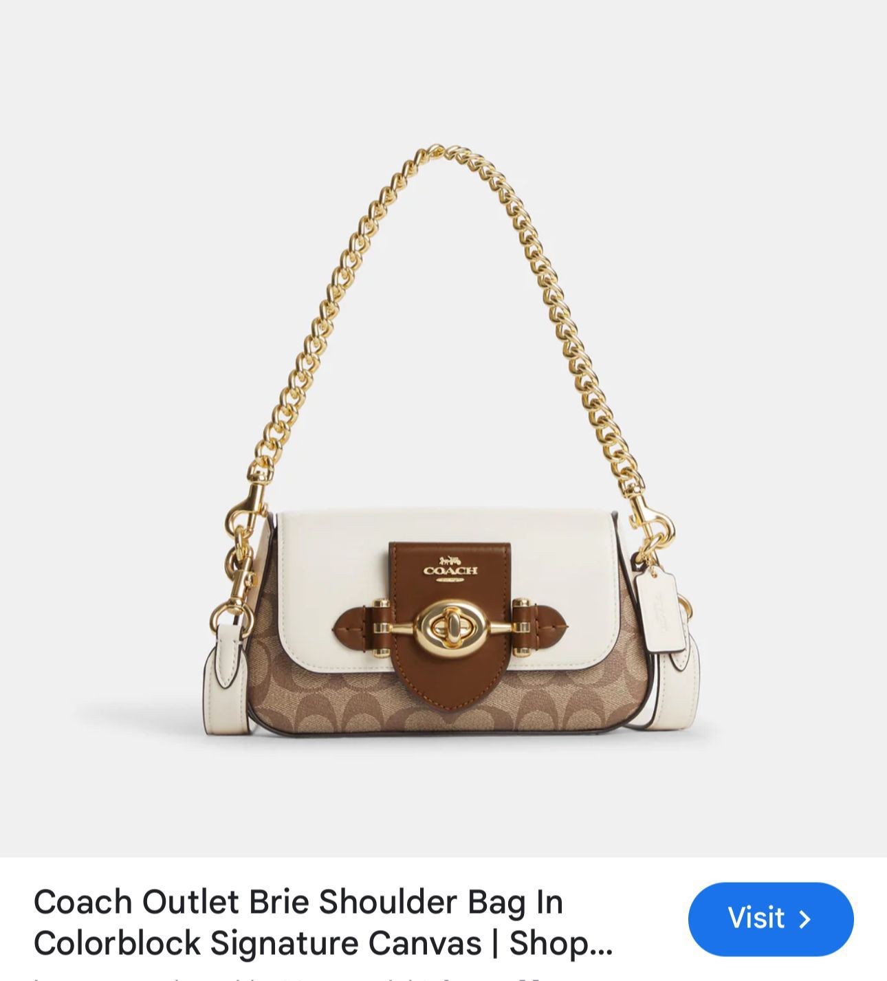 Buy First Copy Coach Brie Women Sling Bag