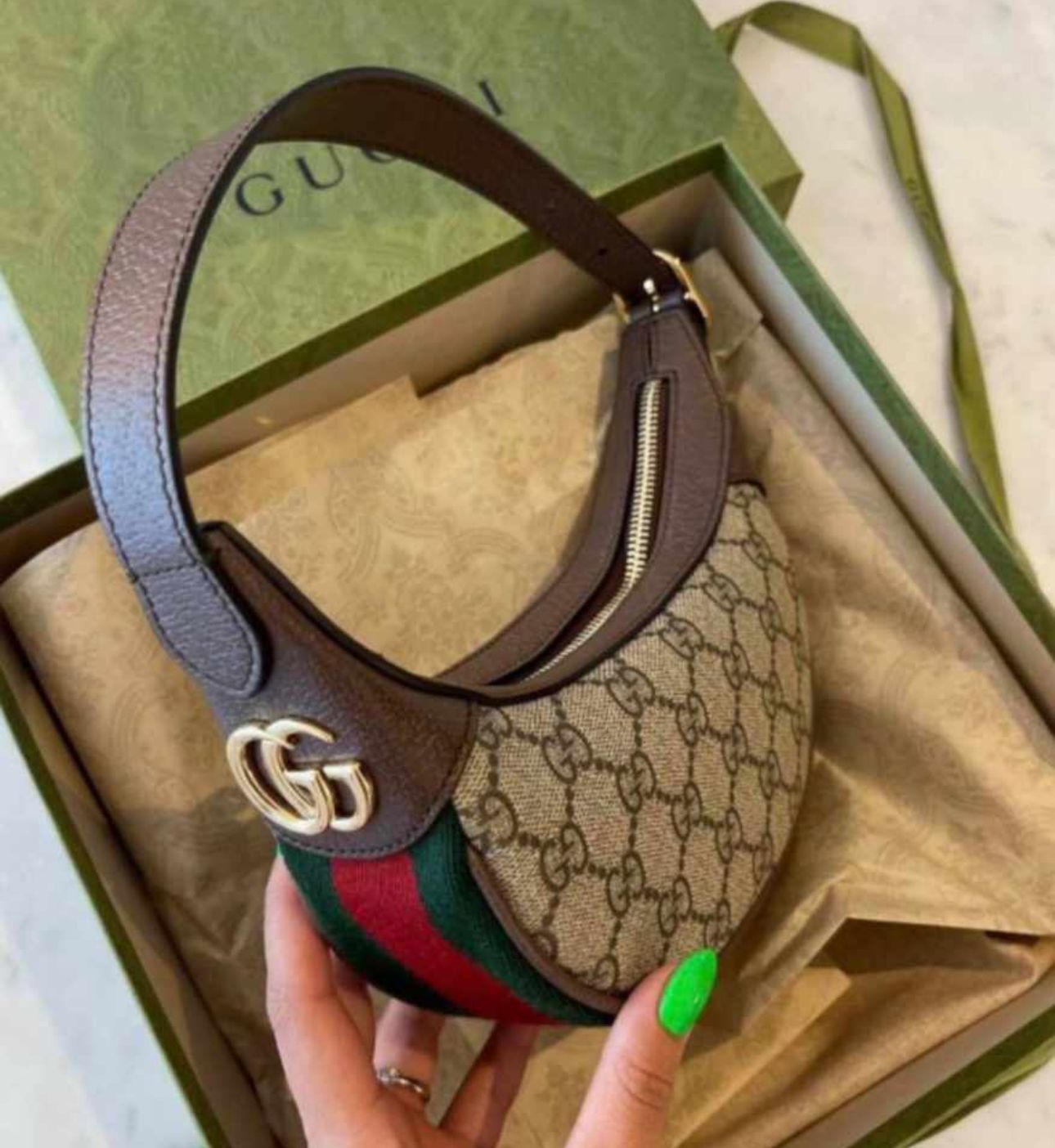 Buy First Copy Gucci Ophidia Cone Gg Supreme Coated Canvas Bag - Master Quality 7A Mirror at Lowest Price Online India