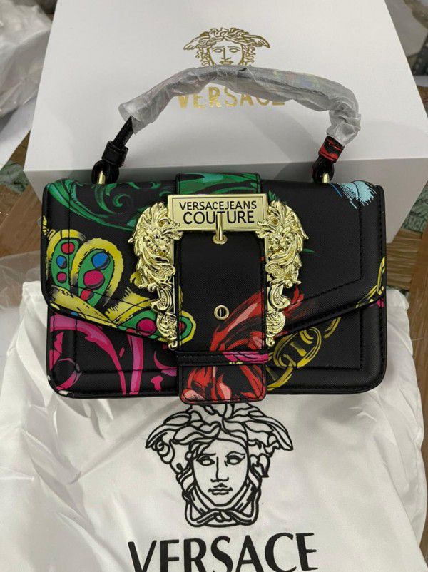 Buy First Copy Versace Jeans Couture Buckle Bag - Master Quality 7A Mirror at Lowest Price Online India