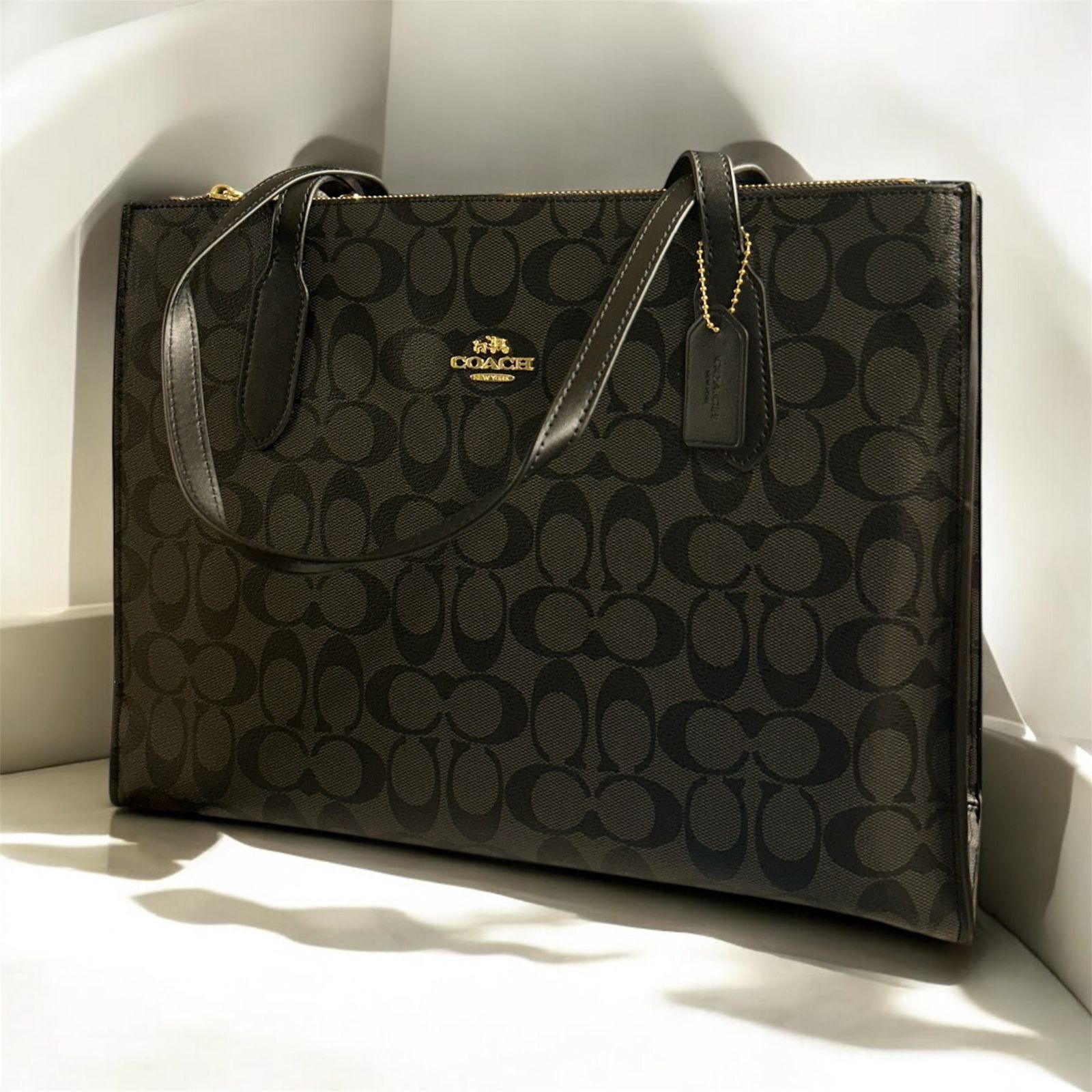 Buy First Copy Coach Carryall Nina Large Tote Bag - Master Quality 7A Mirror at Lowest Price Online India