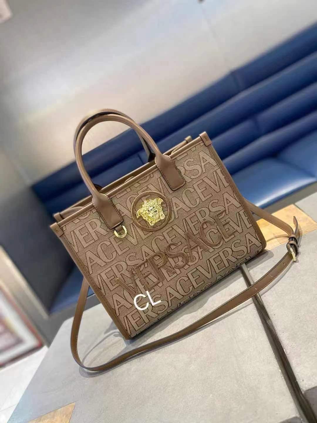 Buy First Copy Versace Allover La Medusa Small Tote Bag - Master Quality 7A Mirror at Lowest Price Online India
