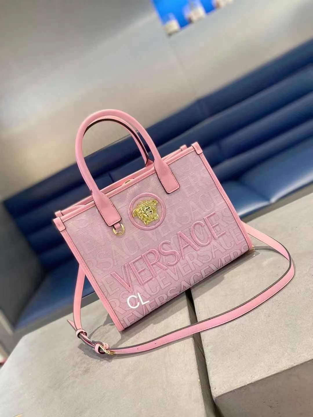 Buy First Copy Versace Allover La Medusa Small Tote Bag - Master Quality 7A Mirror at Lowest Price Online India