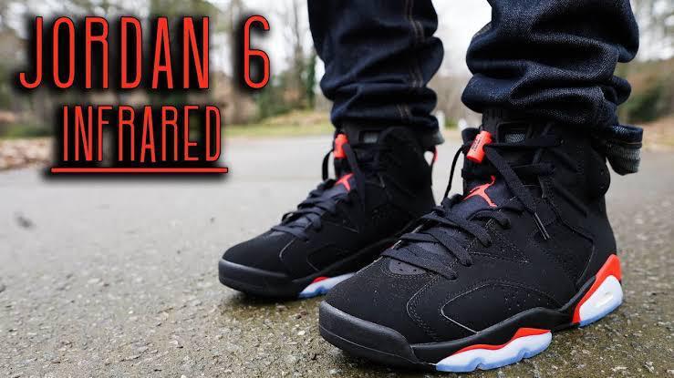 Buy First Copy Jordan 6 Infrared - Master Quality 7A Mirror at Lowest Price Online India