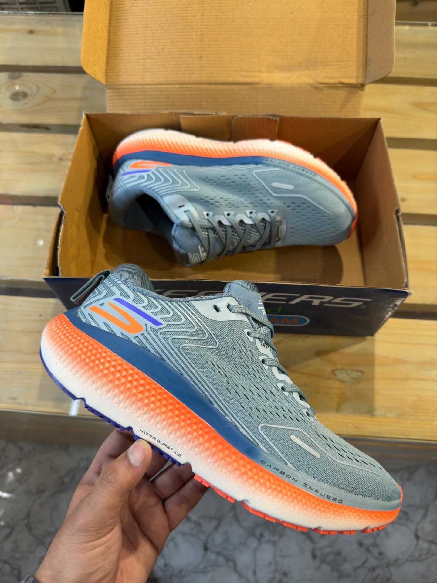 Buy First Copy Skechers Carbon Infused Ride 11 Shoes - Master Quality 7A Mirror at Lowest Price Online India