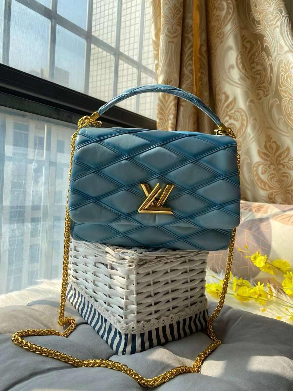 Buy First Copy Louis Vuitton New Quilt Twist Go-14 Shoulder Bag - Master Quality 7A Mirror at Lowest Price Online India