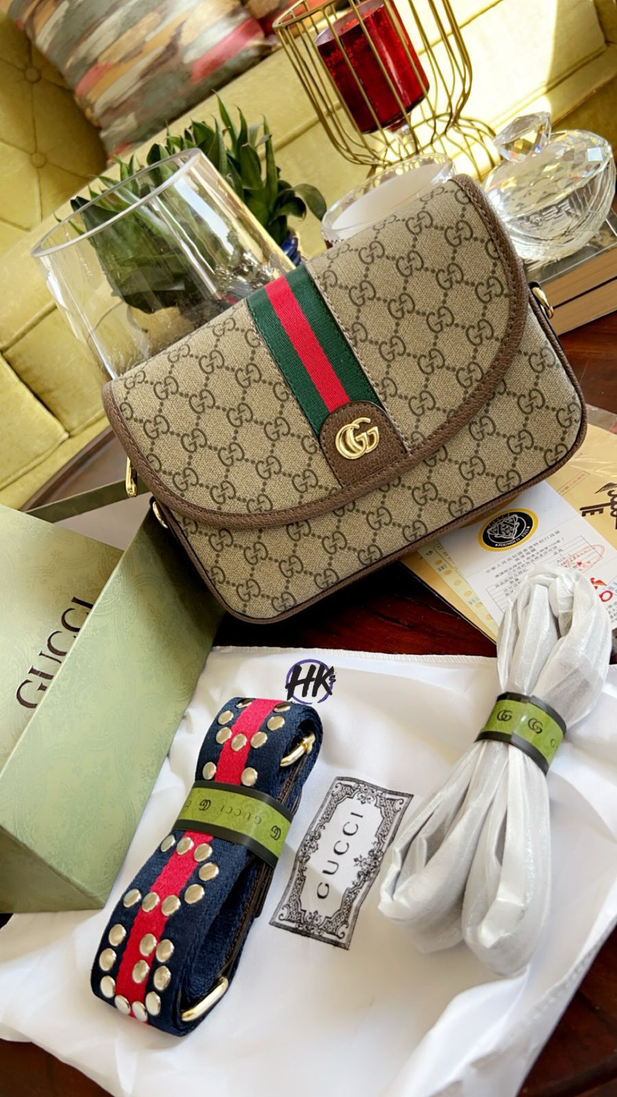 Buy First Copy Gucci Gg Ophidia Flap Bag - Master Quality 7A Mirror at Lowest Price Online India
