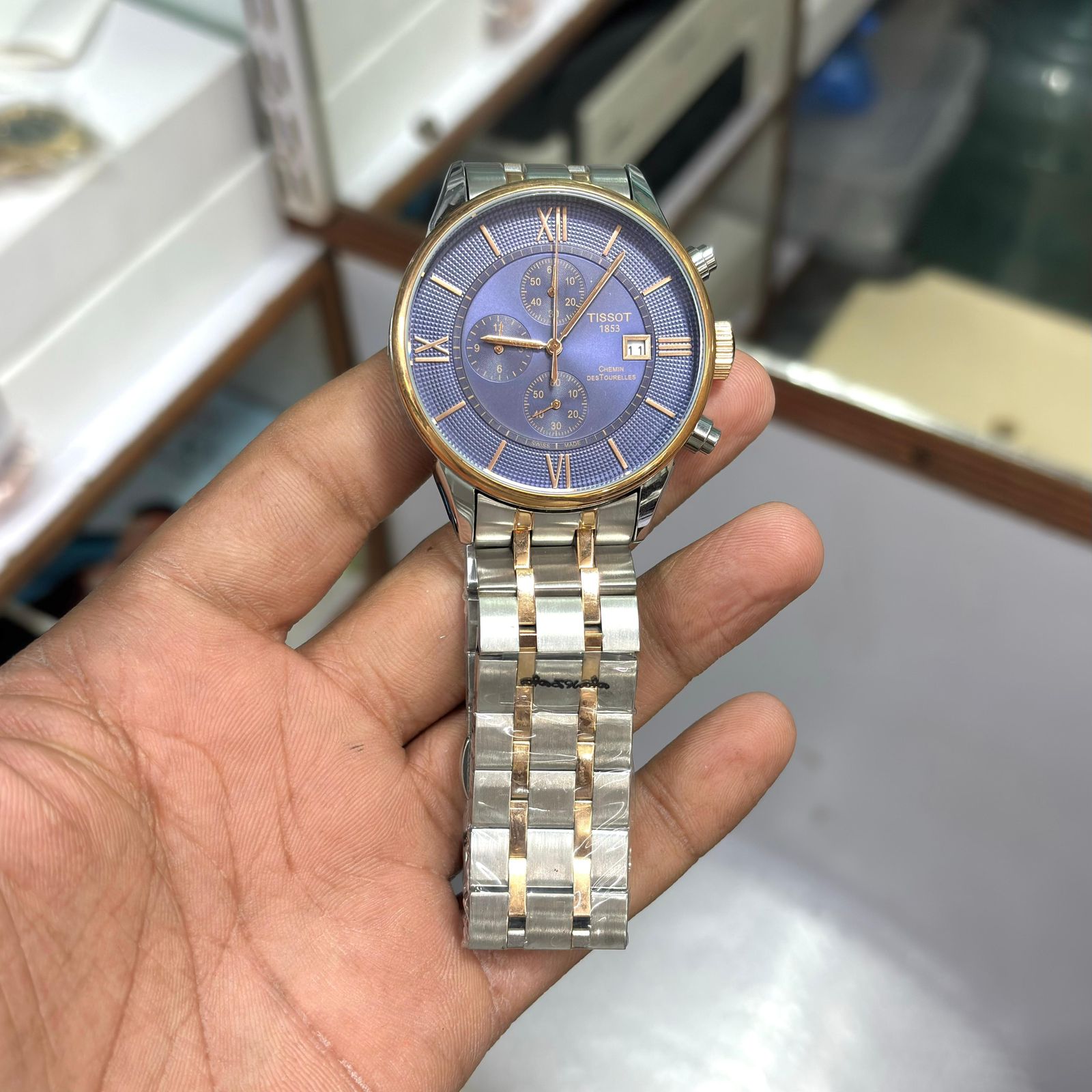 Buy First Copy Tissot 1853 Chronograph Men Watch 43mm - Master Quality 7A Mirror at Lowest Price Online India