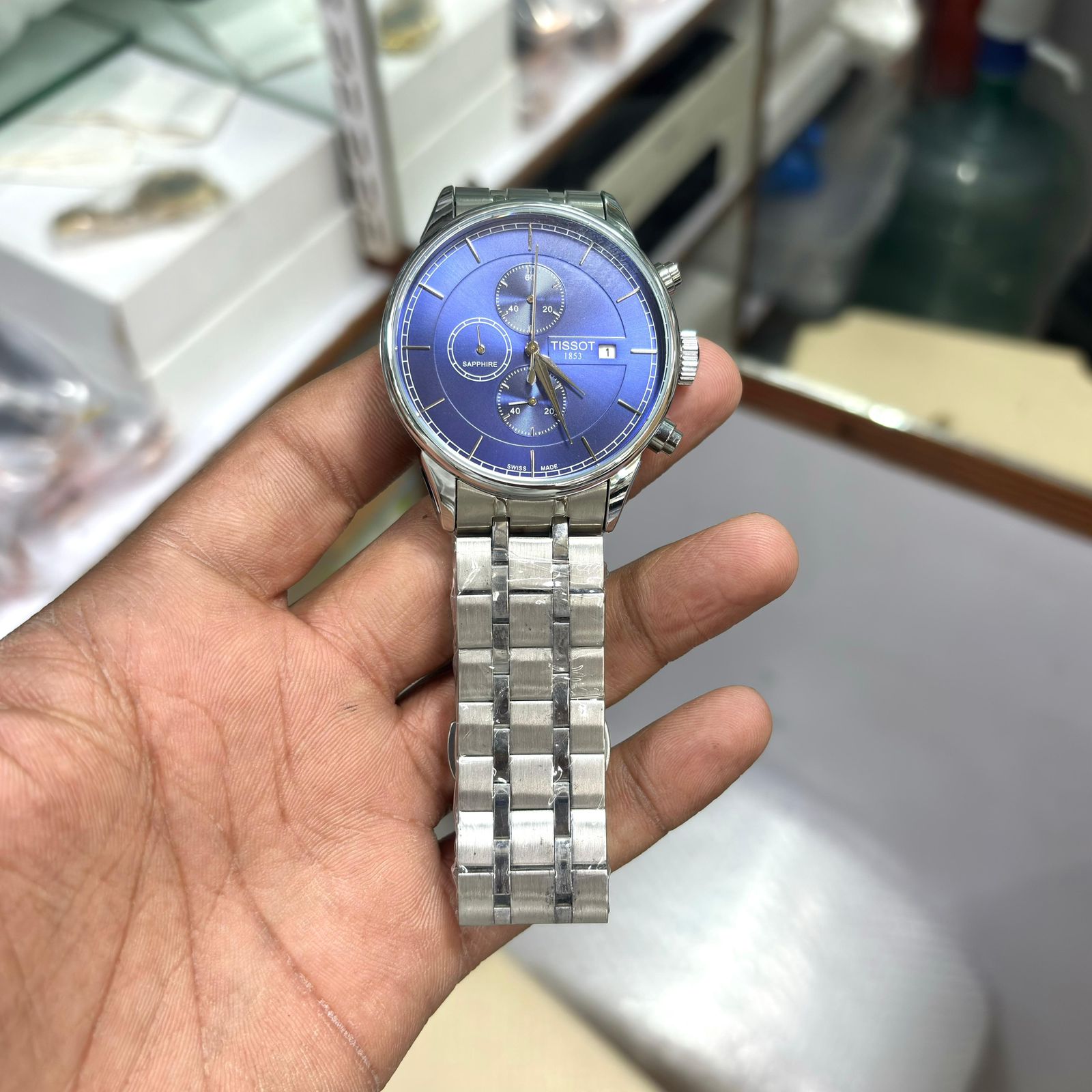 Buy First Copy Tissot 1853 Chronograph Men Watch 43mm - Master Quality 7A Mirror at Lowest Price Online India