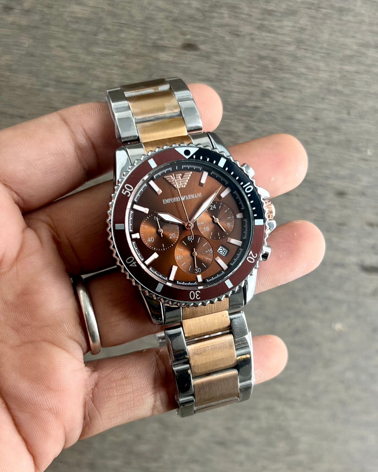 Buy First Copy Emporio Armani Men’s Chronograph Watch - Master Quality 7A Mirror at Lowest Price Online India