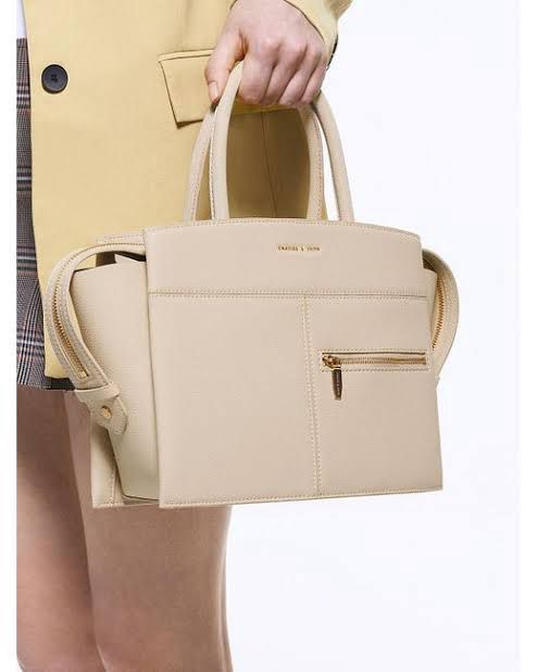 Buy First Copy Charles & Keith Anwen Trapeze Handbag - Master Quality 7A Mirror at Lowest Price Online India