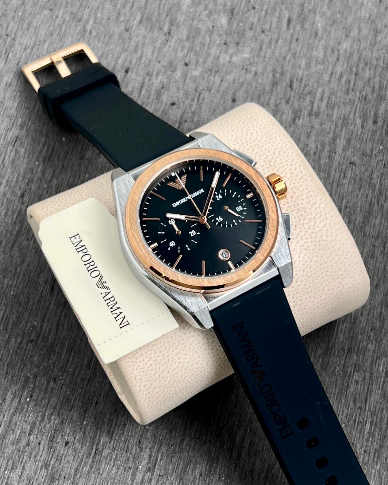 Buy First Copy Emporio Armani Men’s Chronograph Watch - Master Quality 7A Mirror at Lowest Price Online India