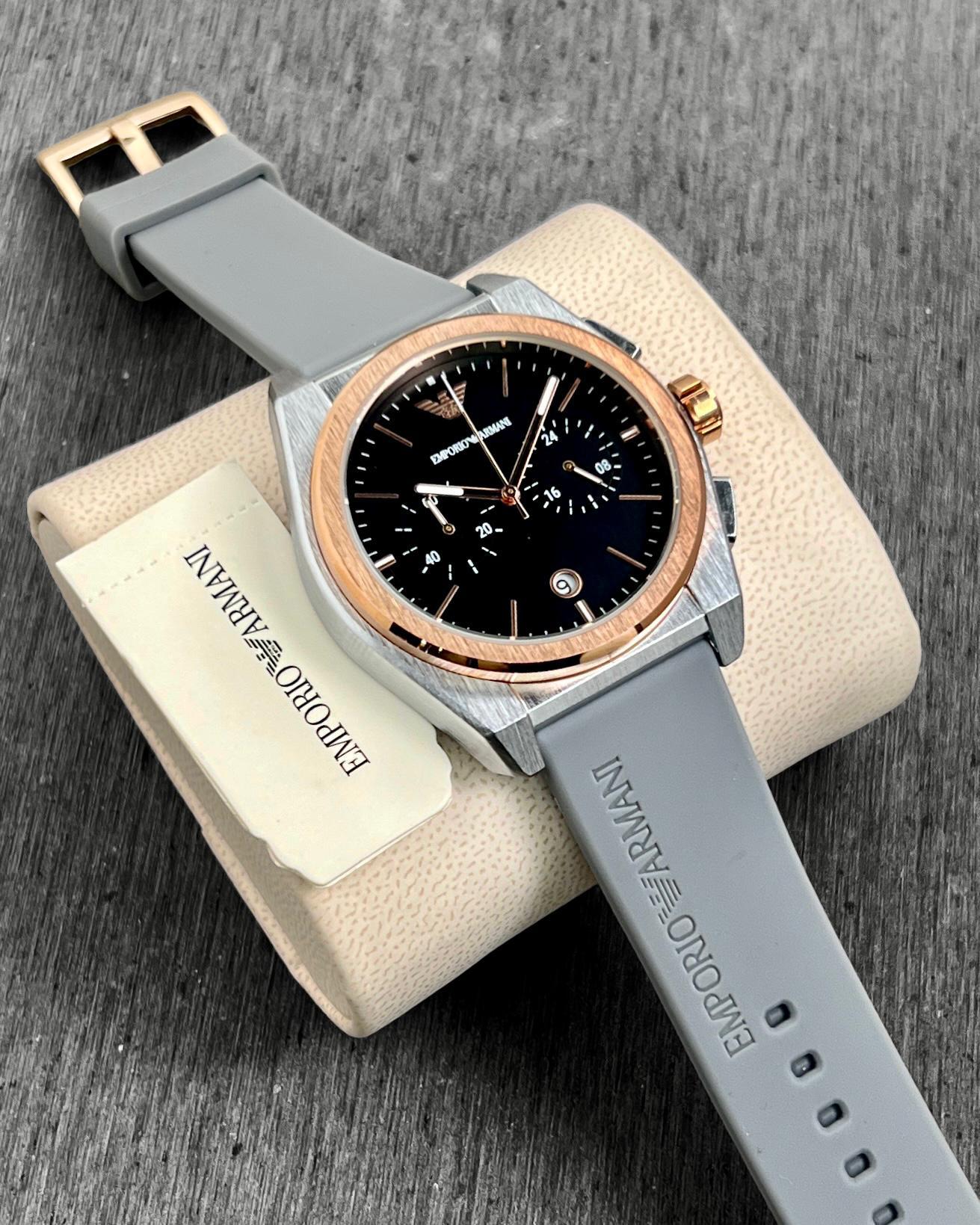 Buy First Copy Emporio Armani Men’s Chronograph Watch - Master Quality 7A Mirror at Lowest Price Online India