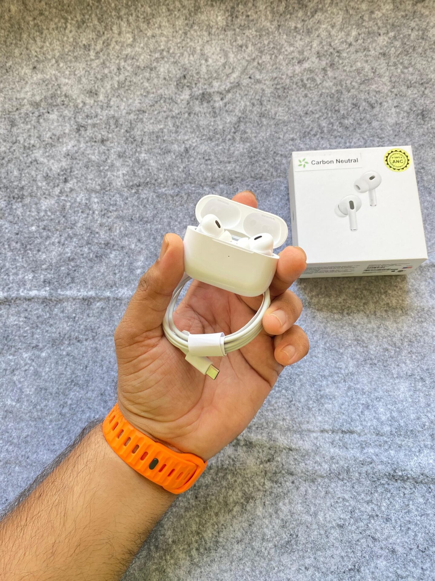 Buy First Copy Apple Airpods PRO 2nd Generation Anc Working Type C - Master Quality 7A Mirror at Lowest Price Online India