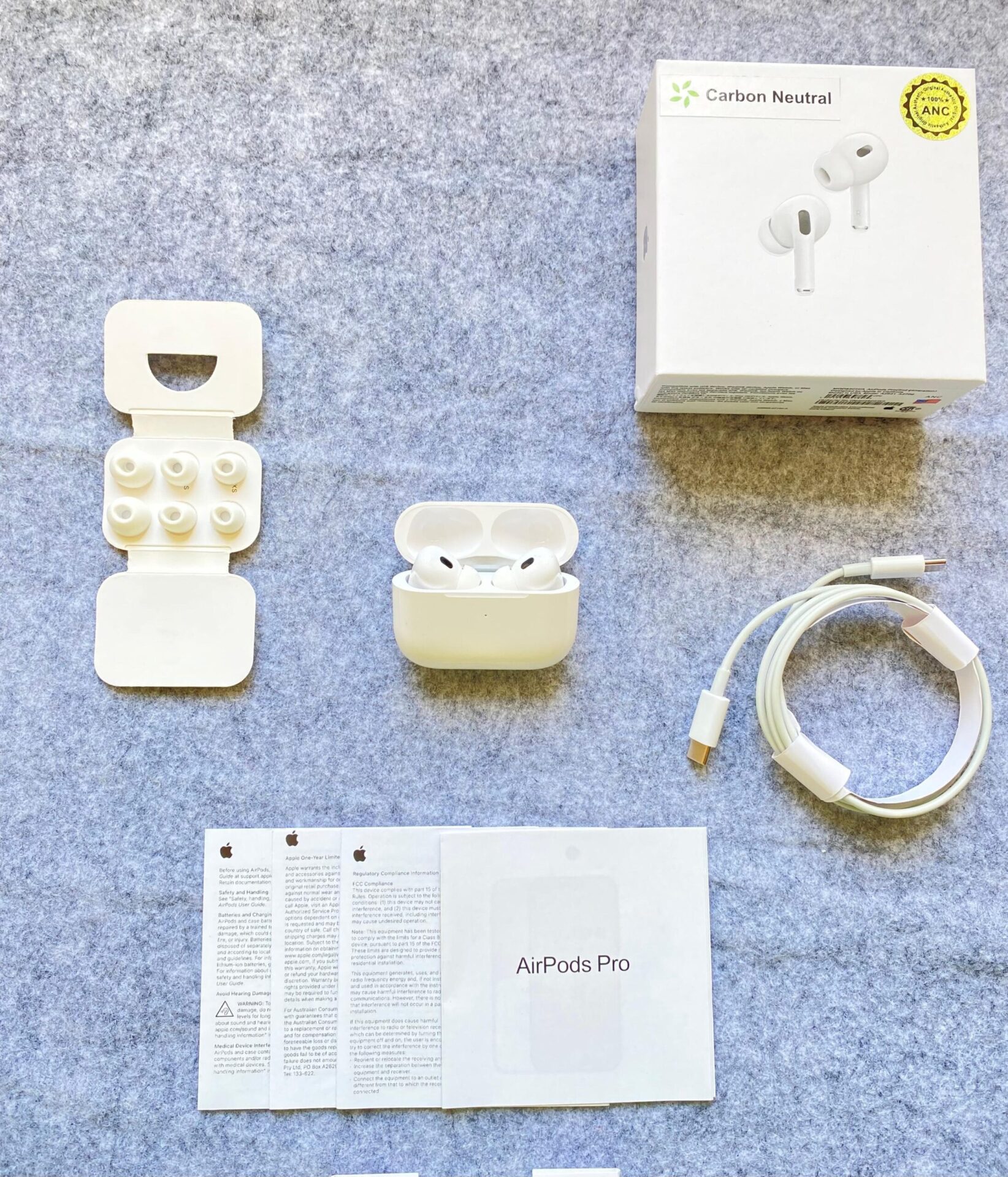 Buy First Copy Apple Airpods PRO 2nd Generation Anc Working Type C - Master Quality 7A Mirror at Lowest Price Online India