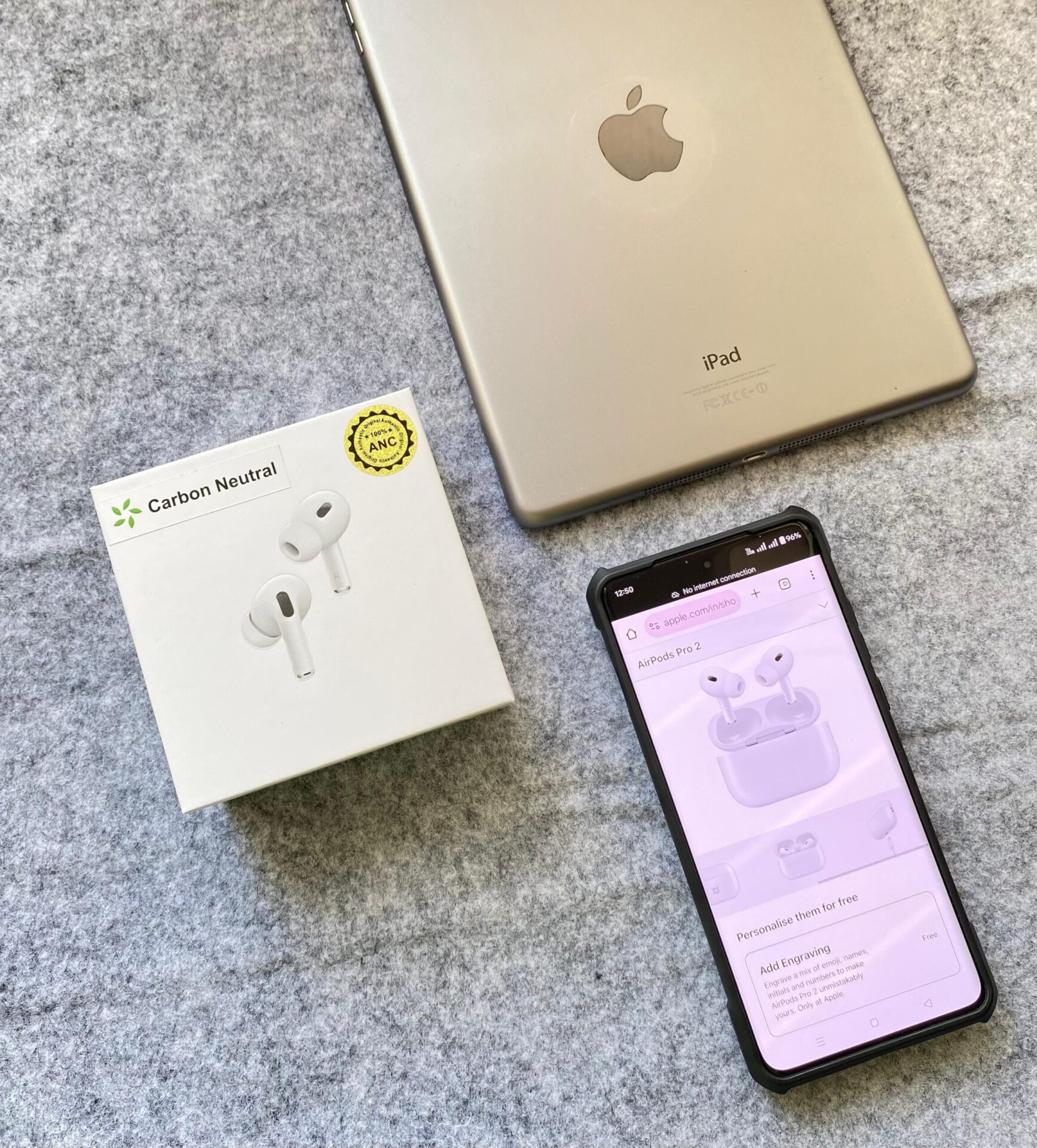 Buy First Copy Apple Airpods PRO 2nd Generation Anc Working Type C - Master Quality 7A Mirror at Lowest Price Online India