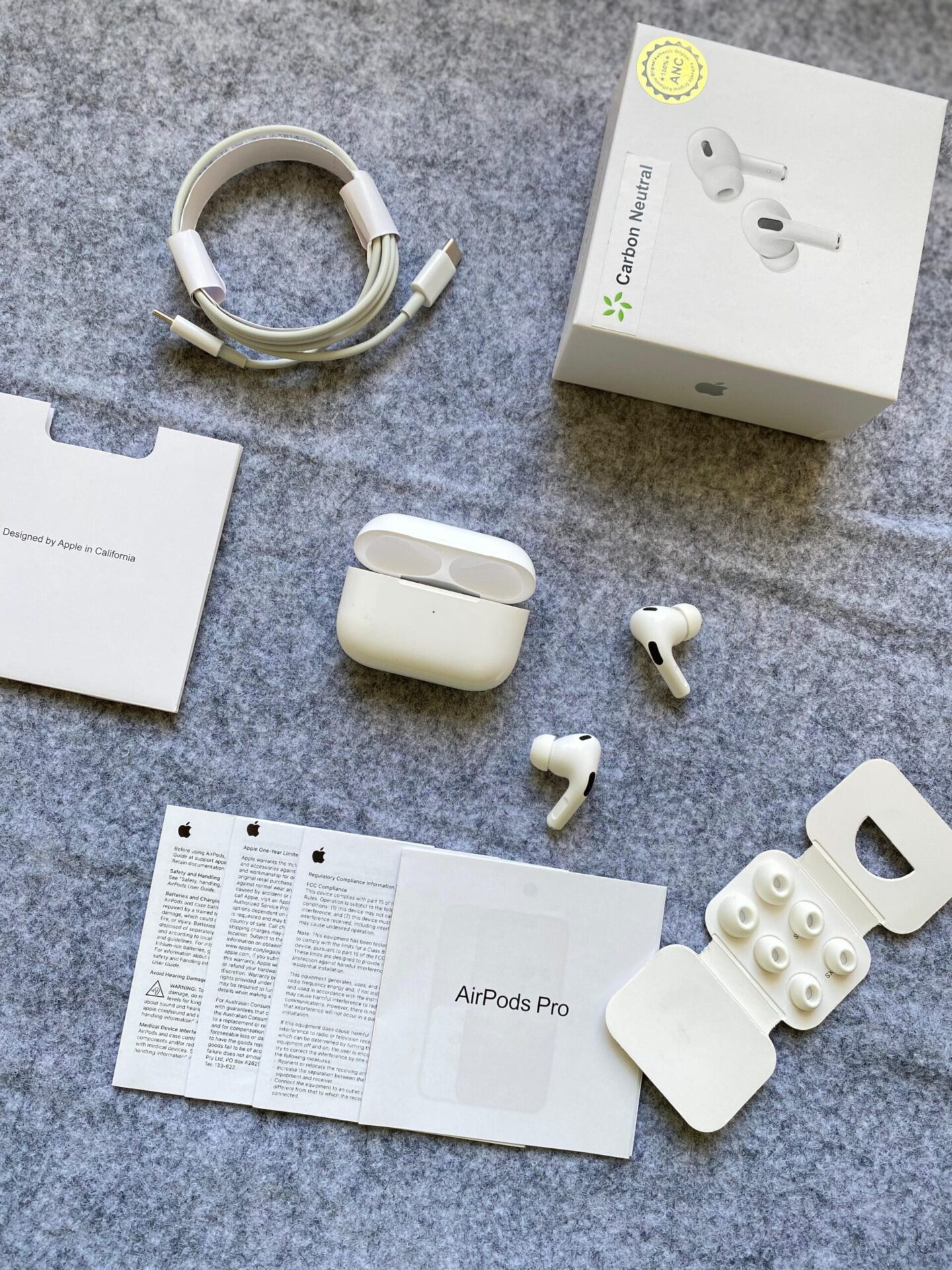 Buy First Copy Apple Airpods PRO 2nd Generation Anc Working Type C - Master Quality 7A Mirror at Lowest Price Online India
