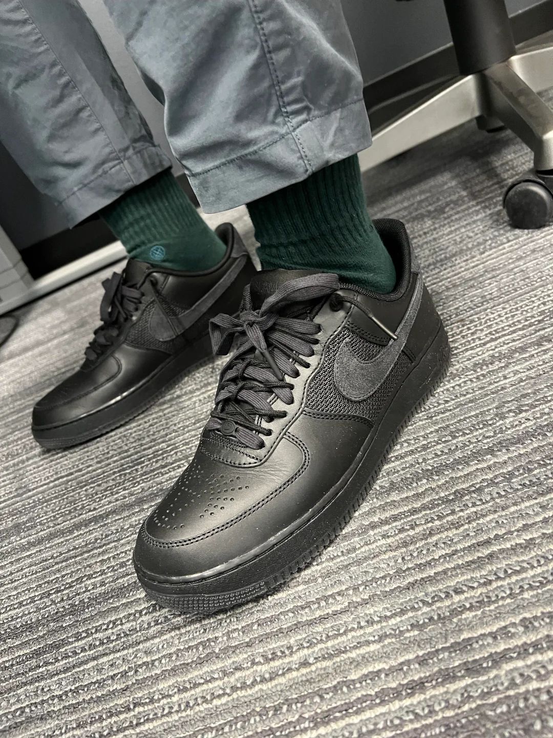 Buy First Copy Nike Air Force original Full Black for men - Master Quality 7A Mirror at Lowest Price Online India