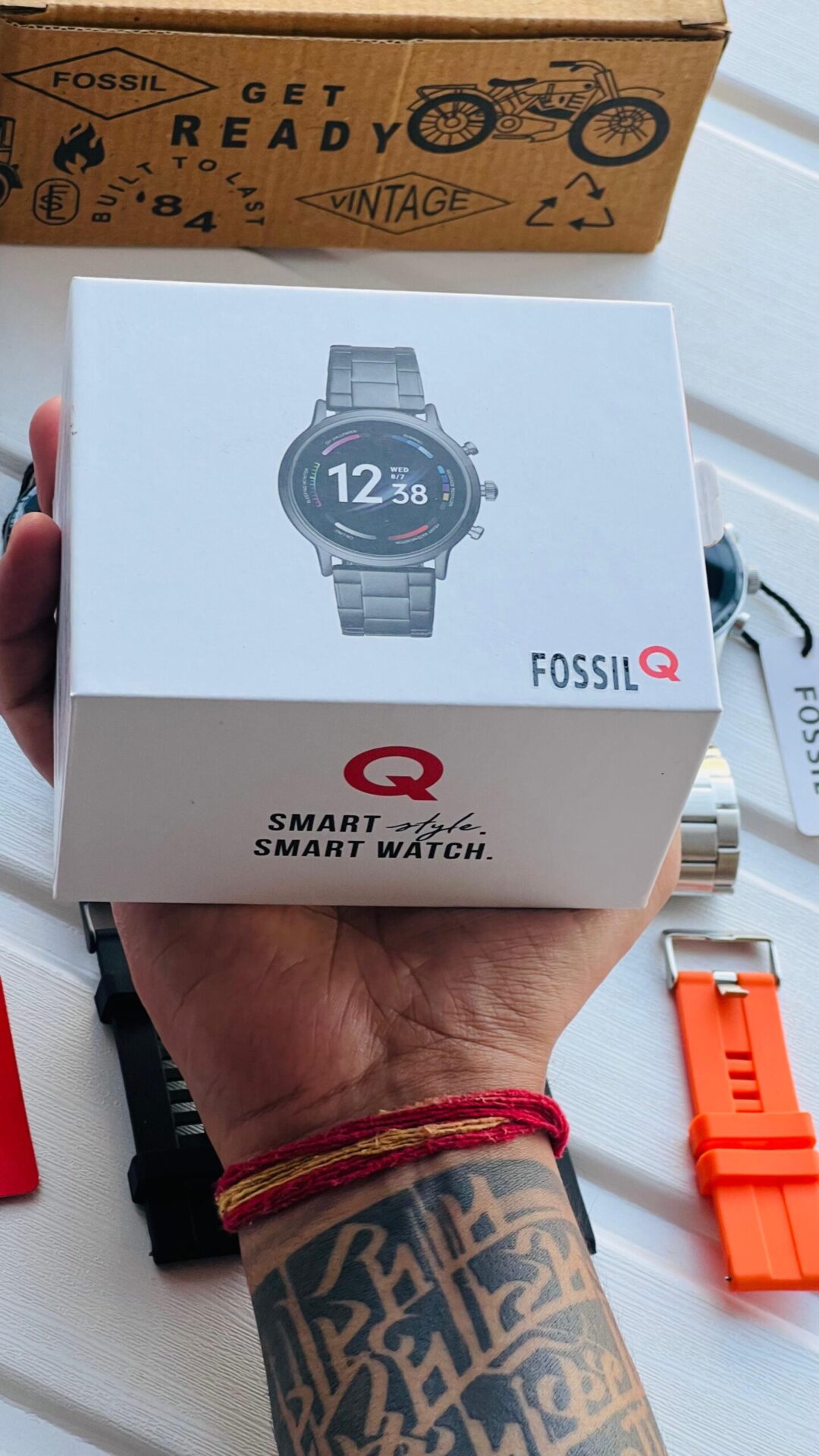 Buy First Copy Fossil Q Smartwatch With Logo - Master Quality 7A Mirror at Lowest Price Online India