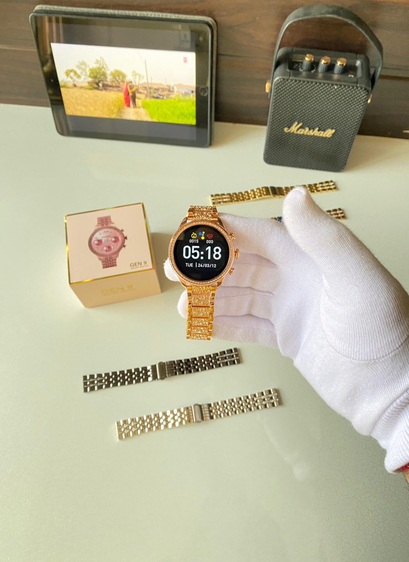 Buy First Copy Fossil Gen 9 Smart Watch For Men Free 5pc Metal Strap - Master Quality 7A Mirror at Lowest Price Online India
