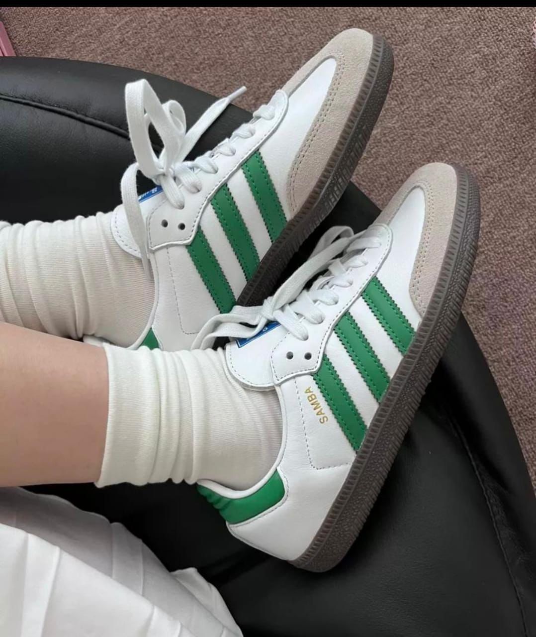 Buy First Copy Adidas Samba Shoe For Men (Green) - Master Quality 7A Mirror at Lowest Price Online India