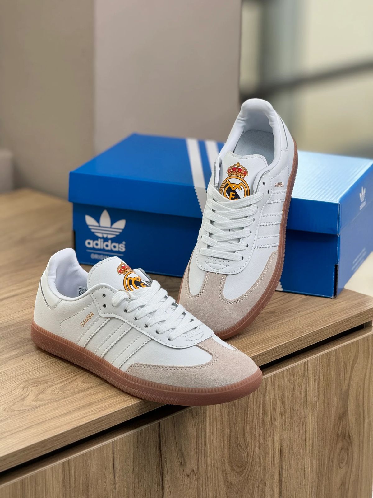Buy First Copy Adidas Samba Real Madrid Shoe For Men - Master Quality 7A Mirror at Lowest Price Online India