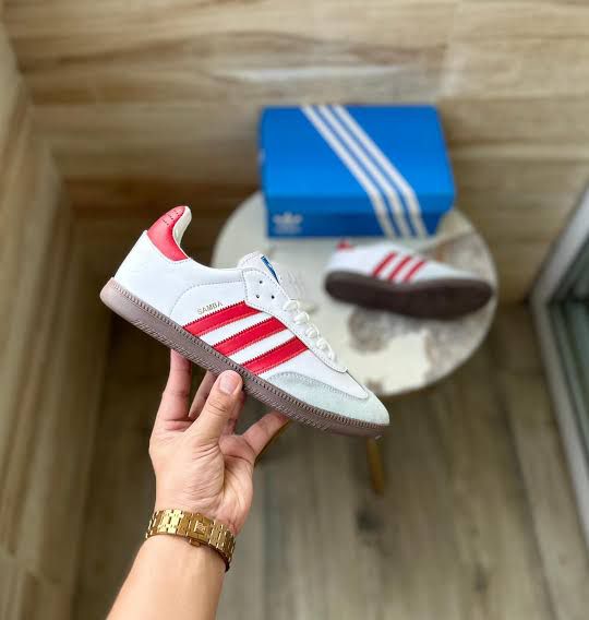 Buy First Copy Adidas Samba Red Shoe For Men - Master Quality 7A Mirror at Lowest Price Online India