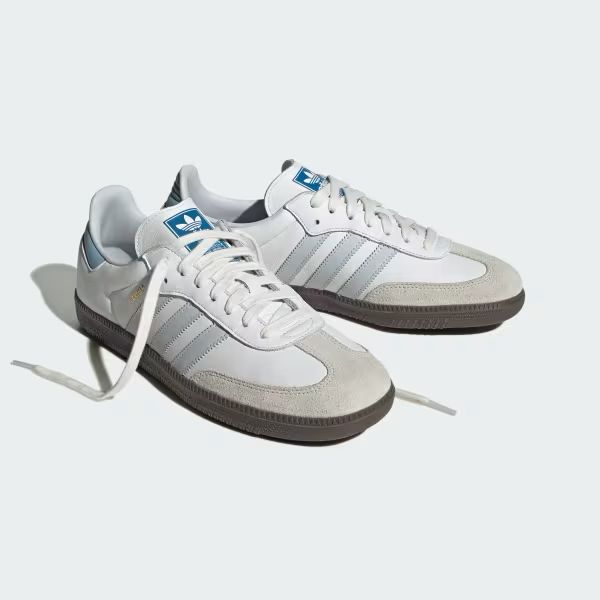 Buy First Copy Adidas Samba Shoe For Men (Light Sky Blue) - Master Quality 7A Mirror at Lowest Price Online India
