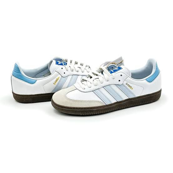 Buy First Copy Adidas Samba Shoe For Men (Light Sky Blue) - Master Quality 7A Mirror at Lowest Price Online India