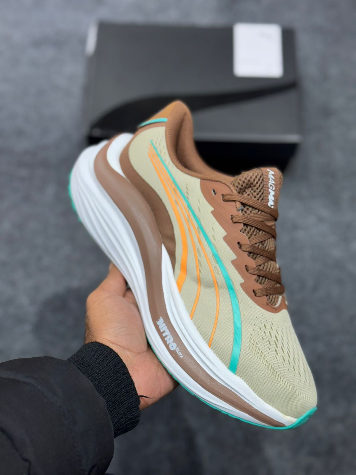 Buy First Copy Puma Magmax Nitro Elite Shoe - Master Quality 7A Mirror at Lowest Price Online India