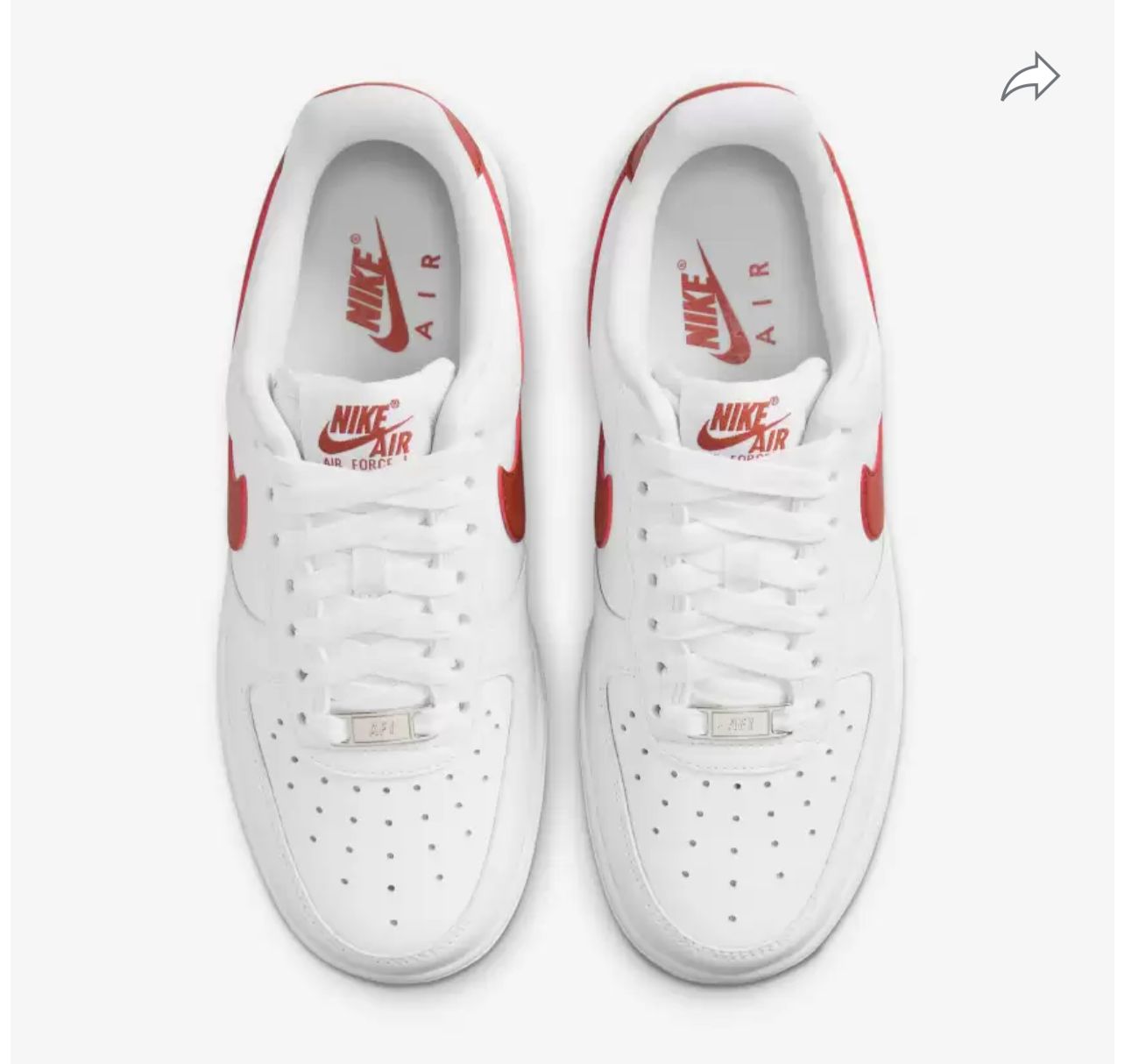 Buy First Copy Nike Air Force One Original Red For Men - Master Quality 7A Mirror at Lowest Price Online India