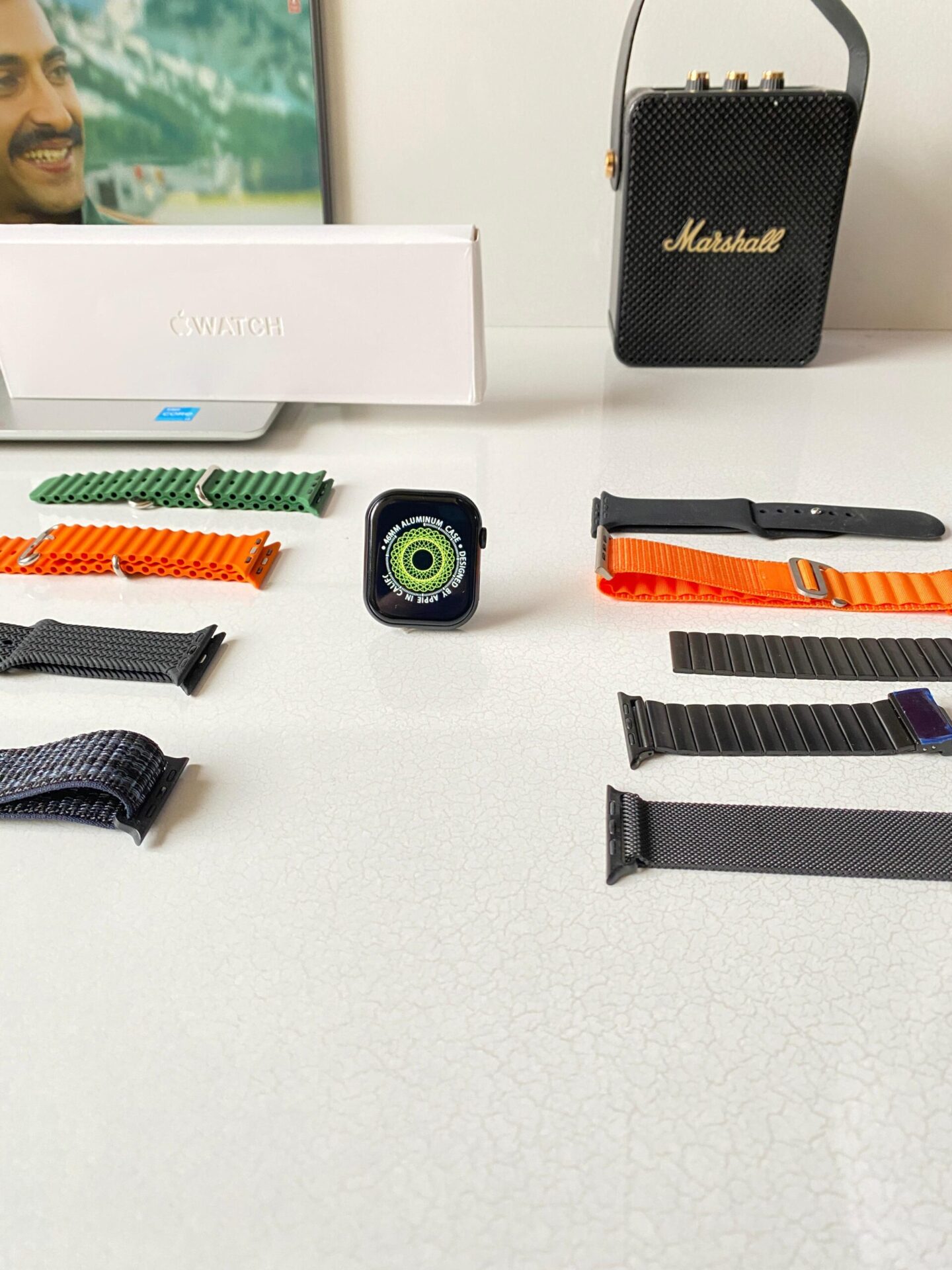 Buy First Copy Apple Series 10 Smartwatch + 8pc extra Straps with Logo On/Off - Master Quality 7A Mirror at Lowest Price Online India