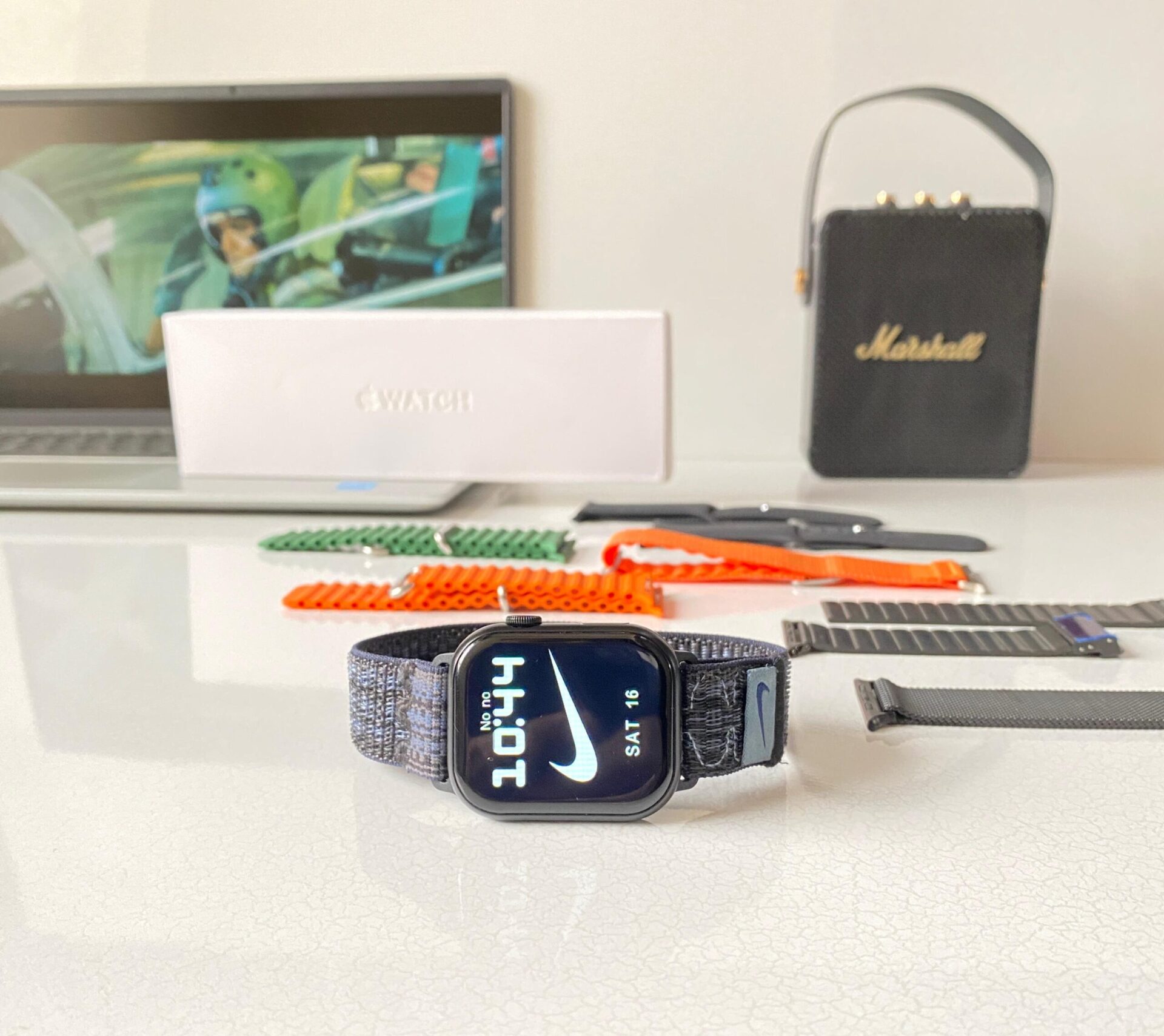 Buy First Copy Apple Series 10 Smartwatch + 8pc extra Straps with Logo On/Off - Master Quality 7A Mirror at Lowest Price Online India